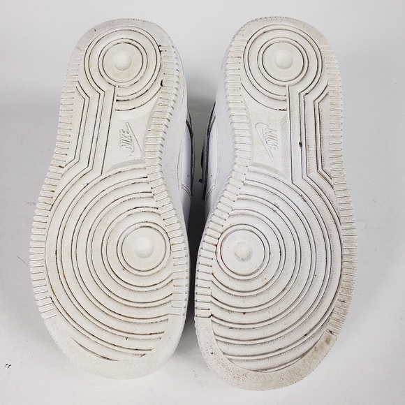 Nike Air Force 1 Triple White Toddler Athletic Shoe Size 10C White 314194-117 - Picture 5 of 7
